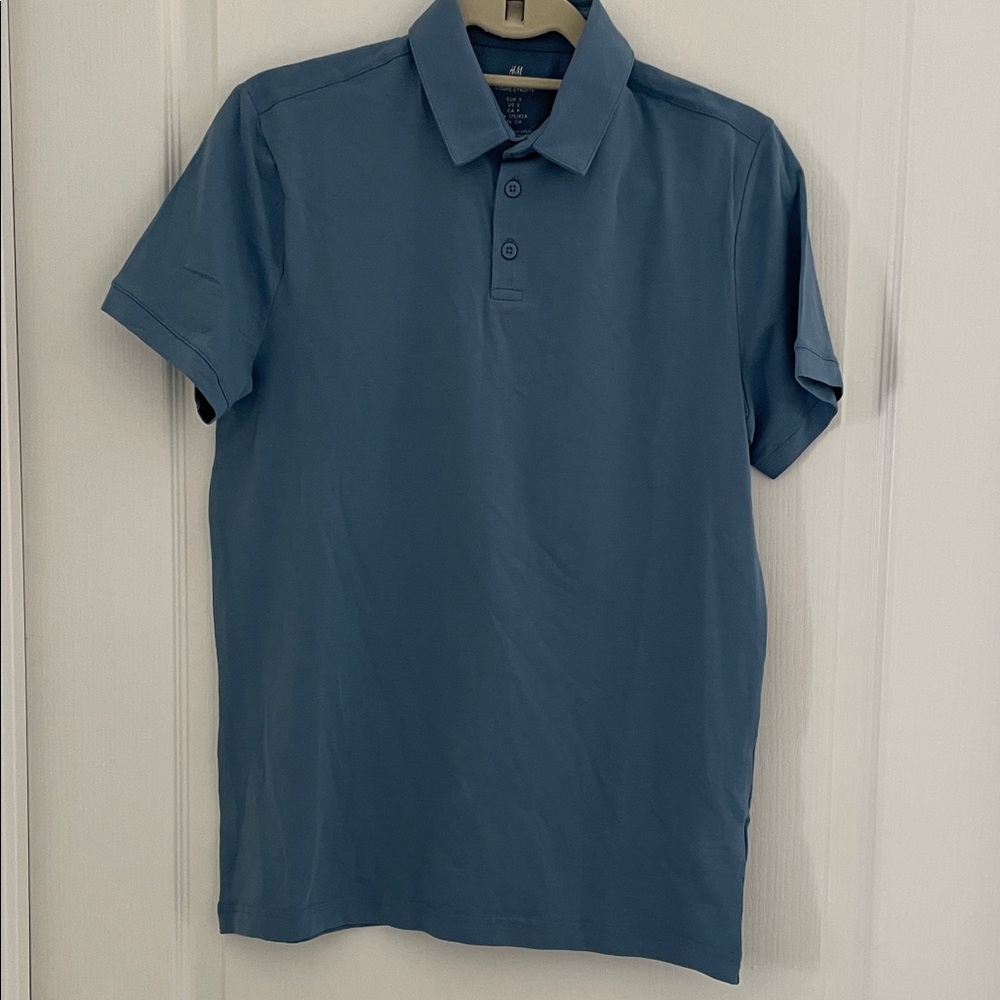 H&M Stylish Slate Polo Shirt